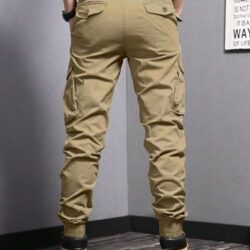 Lymio Men Cargo Pants Cotton - Cargos for Men (Cargo-09-12) (XL, Khakhi) - Image 5