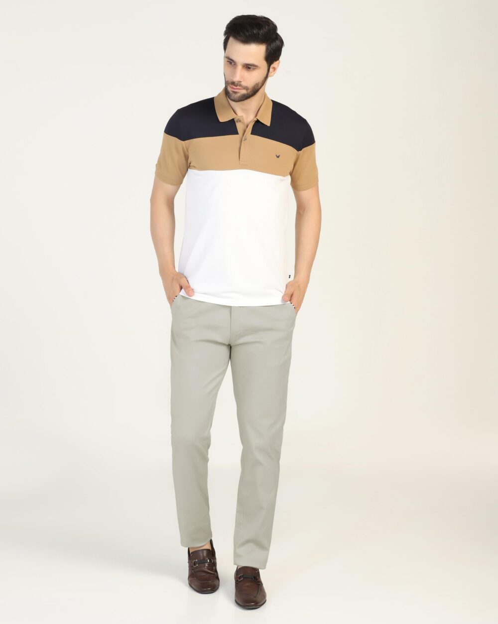 TOPLOT Men's Regular Fit Causal Trouser || Pant for Men || Trouser for Men (Patti-Pant-5205-Silver-36) - Image 3