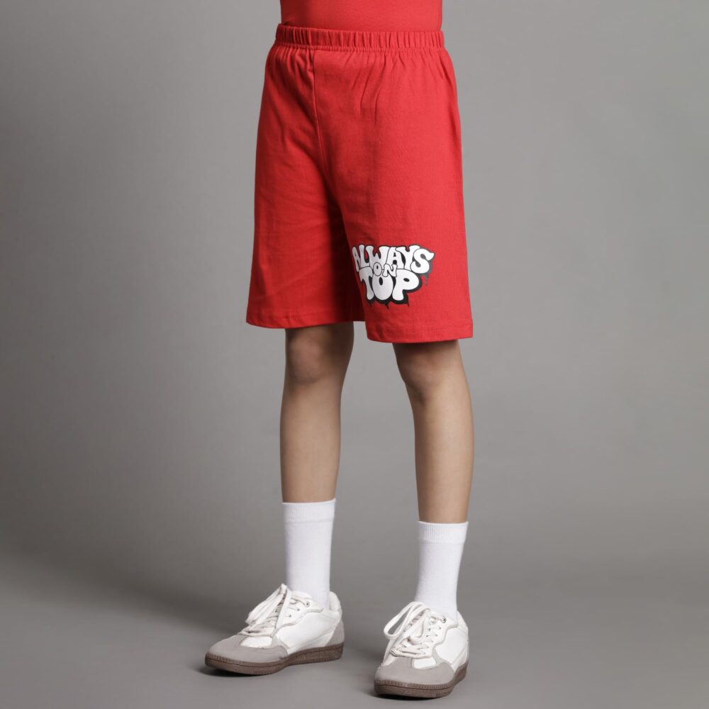 T2F Boys Tshirt and Shorts Set (Pack of 3)(BYS-TSRT-SHRTS-03_Multicolor_3-4 yrs) - Image 2
