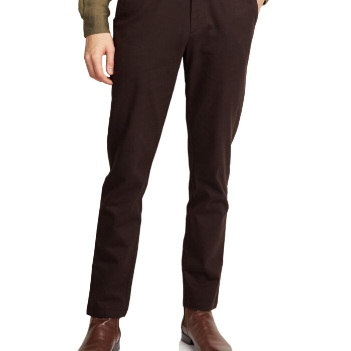 Amazon Brand - Symbol Men's Casual Cotton Pants | Chinos | Trousers (Regular Fit) (Black Coffee M2)