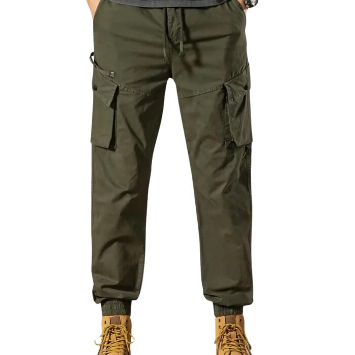 Lymio Men Cargo || Men Cargo Pants || Men Cargo Pants Cotton || Cargos for Men (Cargo-58-M) Green