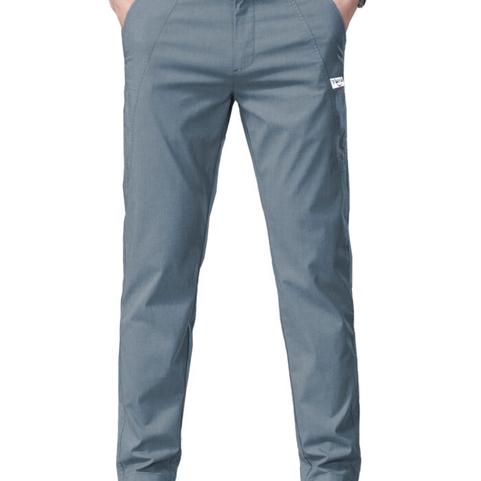 TOPLOT Men's Regular Casual Trouser (Pant-5188-Silver-36)
