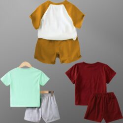 KIDIS LAND Cotton Clothing Sets for Baby Boys & Baby Girls Kids Clothes for boys kids clothes for girls Printed Kids Clothing Sets (KDST73CG-KDST28MR-14-KDST95CP) - Image 7