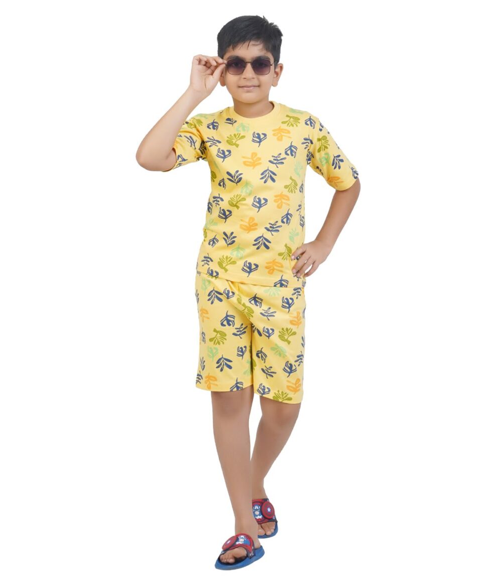 T2F Boys Tshirt and Shorts Set (Pack of 3)(BYS-TSRT-SHRTS-01_Multicolor_5-6 yrs) - Image 6