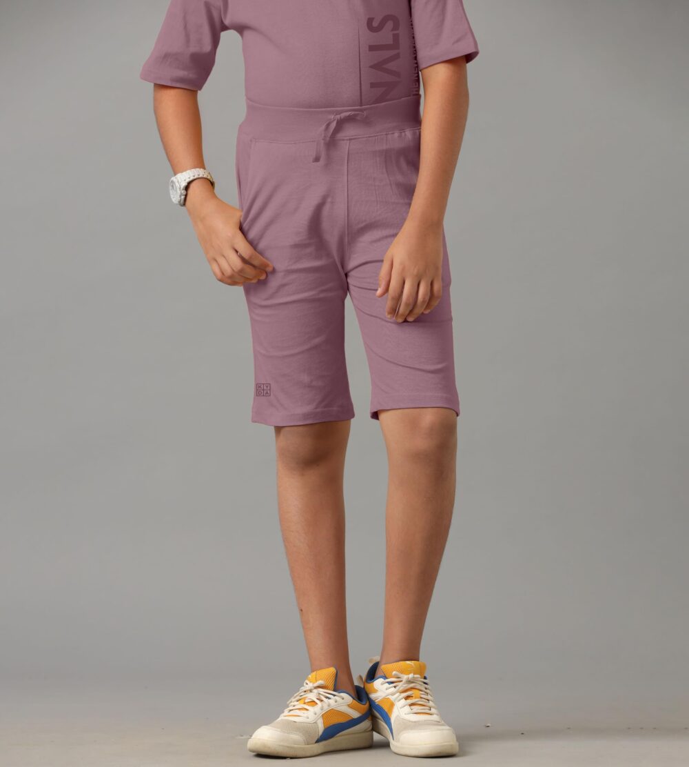 KYDA KIDS® 100% Pure Cotton Boy's Premium Printed Tshirt and Shorts Co-ords Set - Image 2
