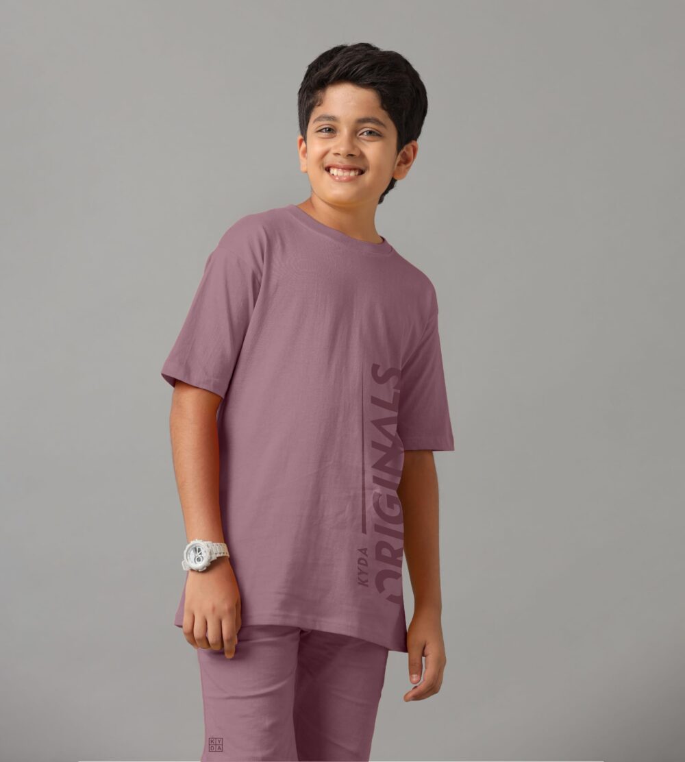 KYDA KIDS® 100% Pure Cotton Boy's Premium Printed Tshirt and Shorts Co-ords Set - Image 5