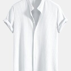 GRECIILOOKS Men's Regular Fit Shirt (GL-MS-6249_White - Image 2