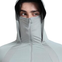 FABSPORTS Men's UV Protection Sun Screen Jacket, Full Zip Sun Protection Clothing, Lightweight with UPF 50+ Protection for Outdoors, with Pockets, Sun Protective Clothing for Men - Image 3
