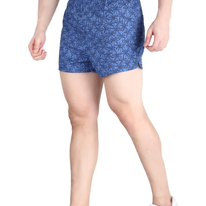 Dream of Glory Inc. Men's Cotton Boxers (Pack of 1) (DOGI-BOXERS-Royal_S_Royal Blue_S)